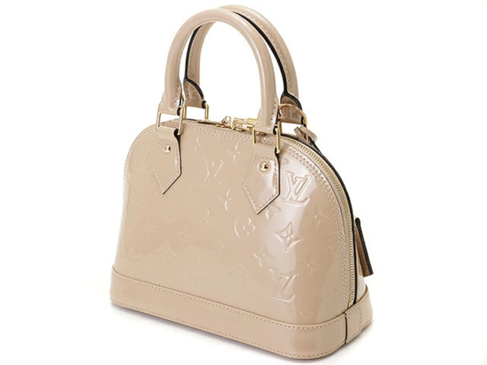 Louis Vuitton Handbag Alma Monogram Vernis Brown